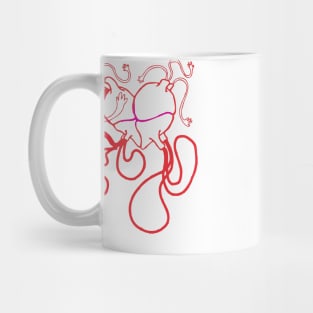 MY HAND IS YOU HEART Mug